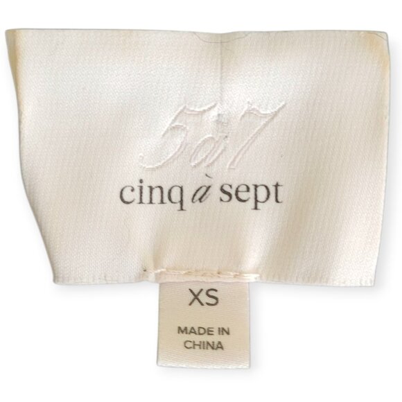 Cinq à Sept Adia Black Ribbed Turtleneck Sweater XS - Picture 6 of 9